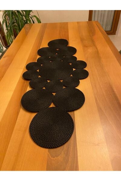 Nev Design Runner, Masa Örtüsü 100x40 Siyah