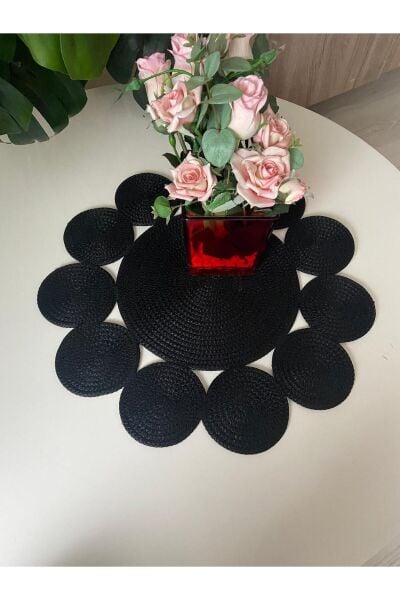 Nev Design Papatya Runner, 50x50, Siyah