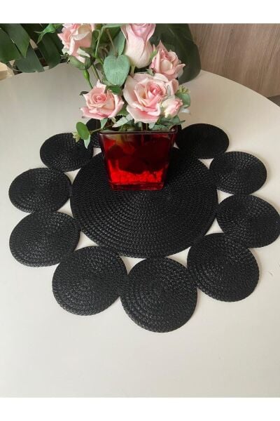 Nev Design Papatya Runner, 50x50, Siyah