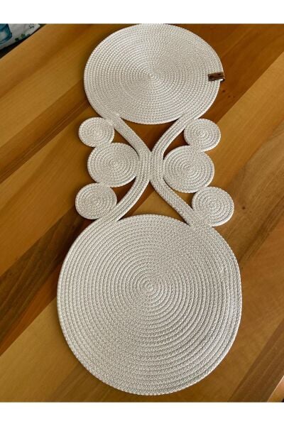 Nev Design Runner, Masa Örtüsü 85x33, Krem