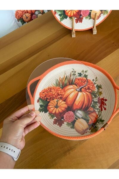 Nev Desing Yılbaşı Konsept, Bal Kapağı, Dekoratif  Tepsi