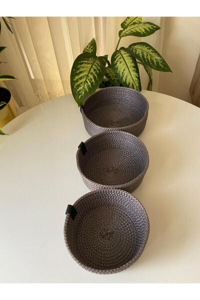 Nev Design Çok Amaçlı 'lü Sepet, Düzenleyici, Polyester, Antrasit