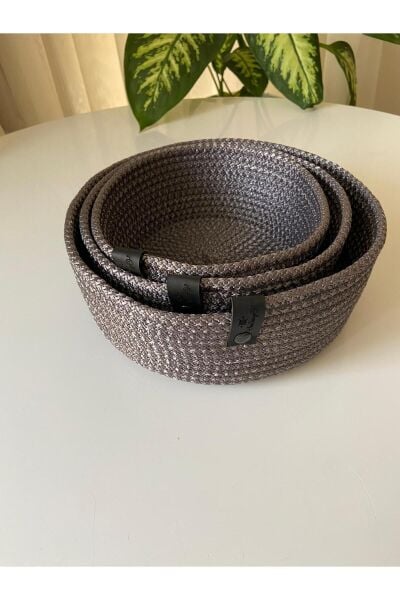 Nev Design Çok Amaçlı 'lü Sepet, Düzenleyici, Polyester, Antrasit