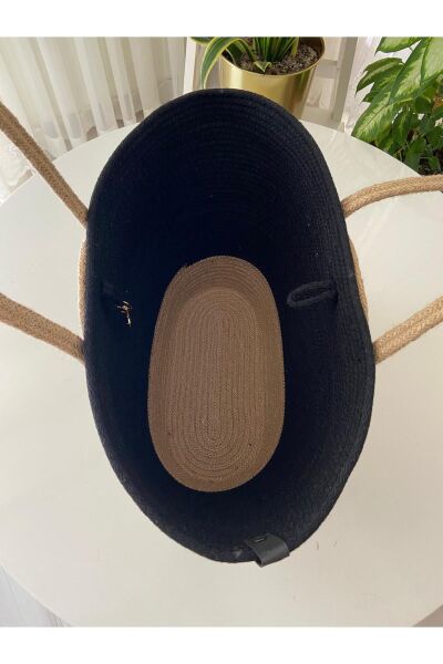 Nev Design Jüt Detaylı Plaj Çantası