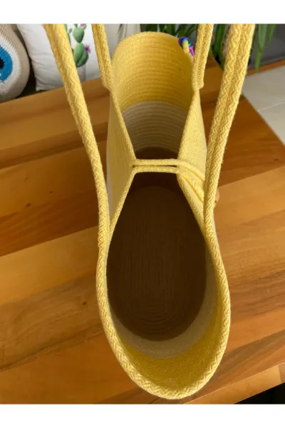 Nev Design Sarı Plaj Çantası