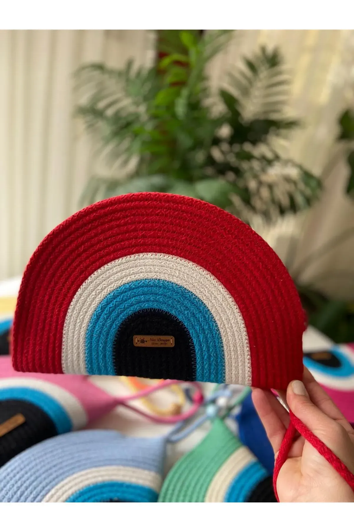 Nev Design Nazar D Clutch Çanta, El Çantası, Portföy Çanta, Kırmızı