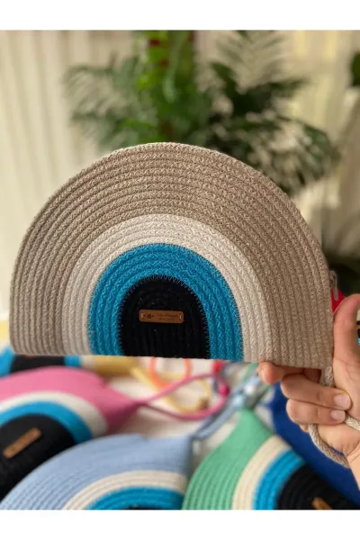 Nev Design Nazar D Clutch Çanta, El Çantası, Portföy Çanta, Bej