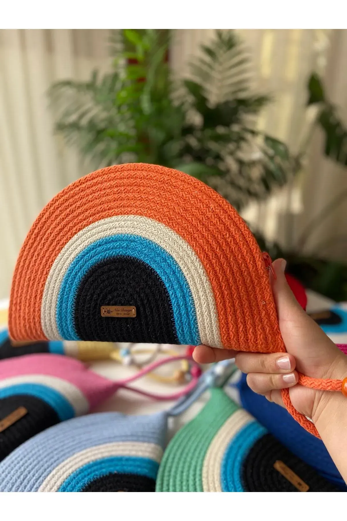 Nev Design Nazar D Clutch Çanta, El Çantası, Portföy Çanta, Turuncu