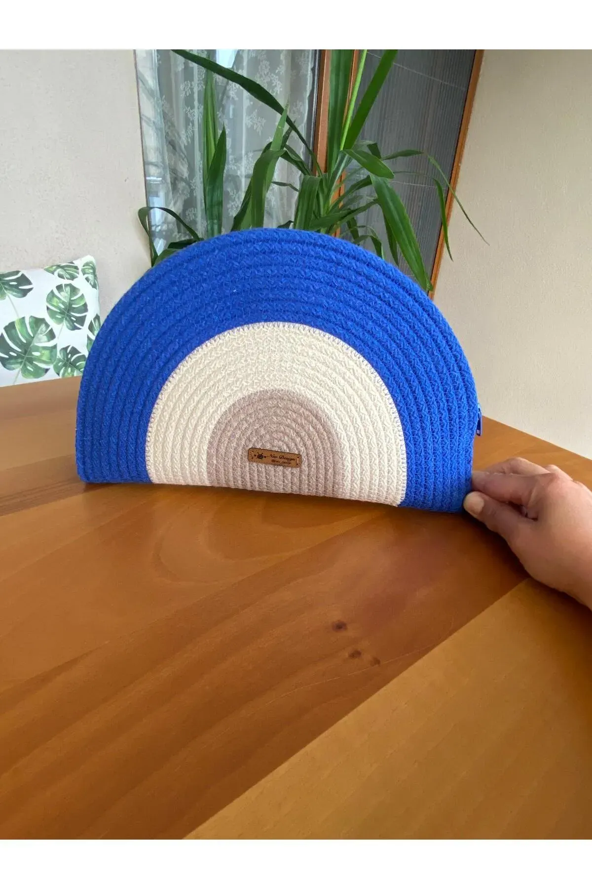 Nev Design D Clutch Çanta, Portföy Çantası, El Çantası, Saks Mavisi
