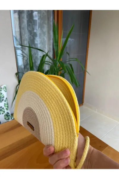 Nev Design D Clutch Çanta, Portföy Çantası, El Çantası, Sarı