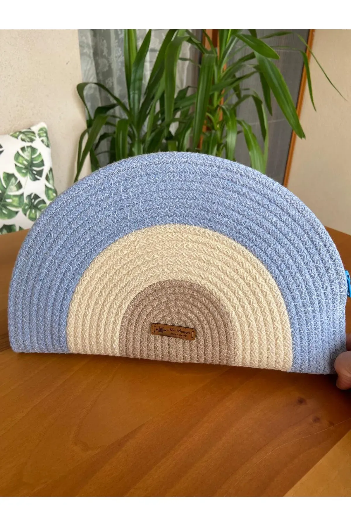 Nev Design D Clutch Çanta, Portföy Çantası, El Çantası, Mavi