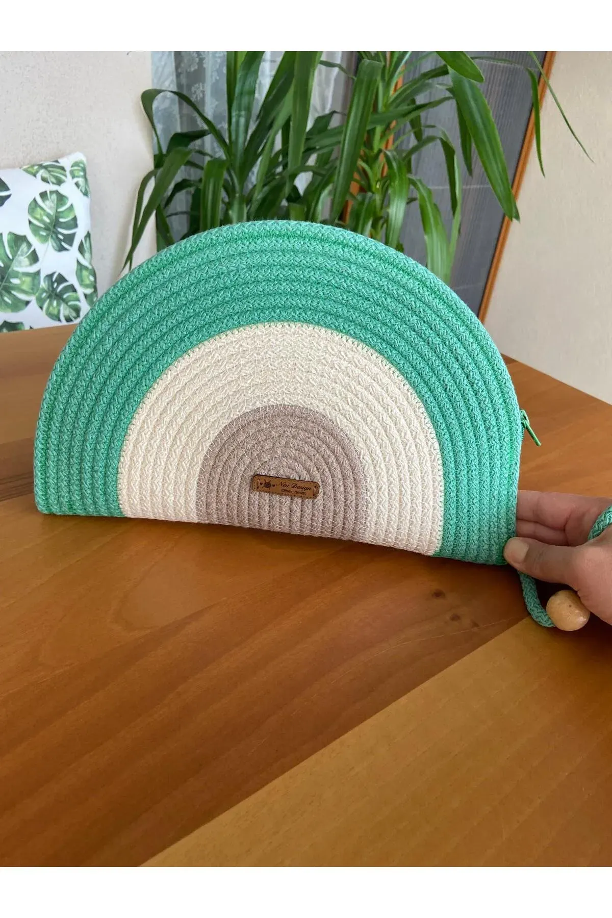 Nev Design D Clutch Çanta, Portföy Çantası, El Çantası, Yeşil