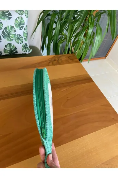 Nev Design D Clutch Çanta, Portföy Çantası, El Çantası, Yeşil