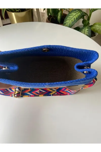 Nev Design Omuz Çantası, Günlük Çanta Saks Mavisi