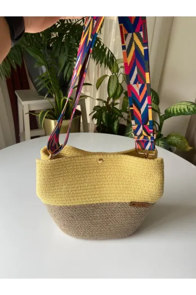 Nev Design Omuz Çantası, Günlük Çanta Sarı