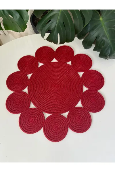 Nev Design Papatya Runner, 50x50, Kırmızı