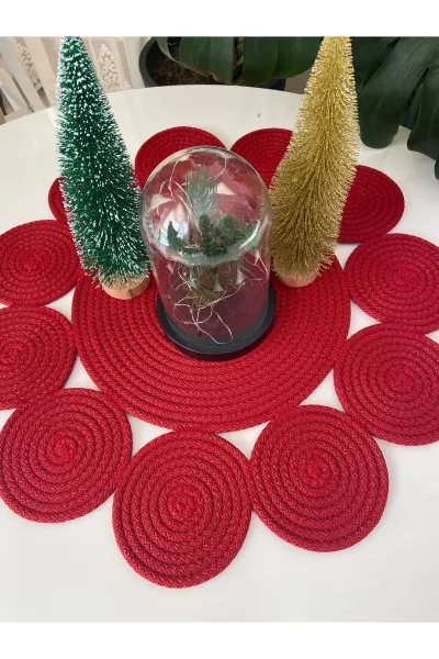 Nev Design Papatya Runner, 50x50, Kırmızı