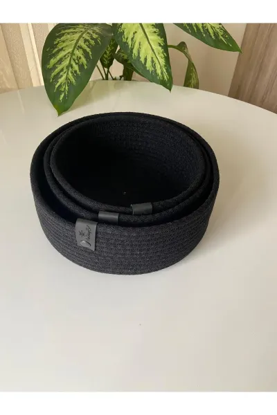 Nev Design Çok Amaçlı 3'lü Sepet, Düzenleyici, Pamuklu, Siyah