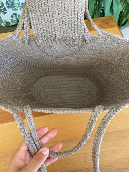 Nev Design Kapaklı Plaj Çantası, Bej Turuncu
