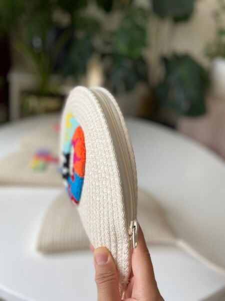 Nev Design İsme Özel Punch İşlemeli Tasarım D Clutch Çanta