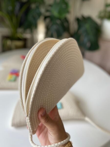 Nev Design İsme Özel Punch İşlemeli Tasarım D Clutch Çanta